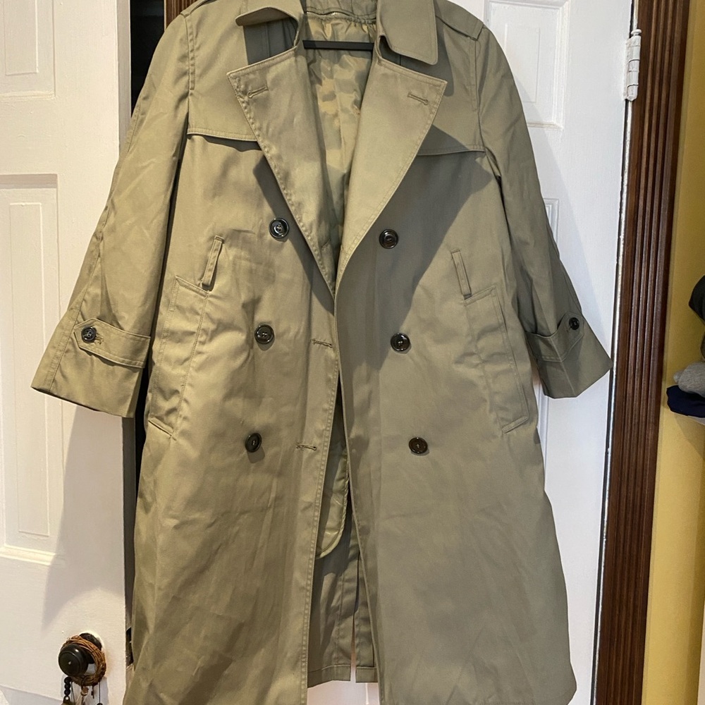 Classic Green Trench Coat